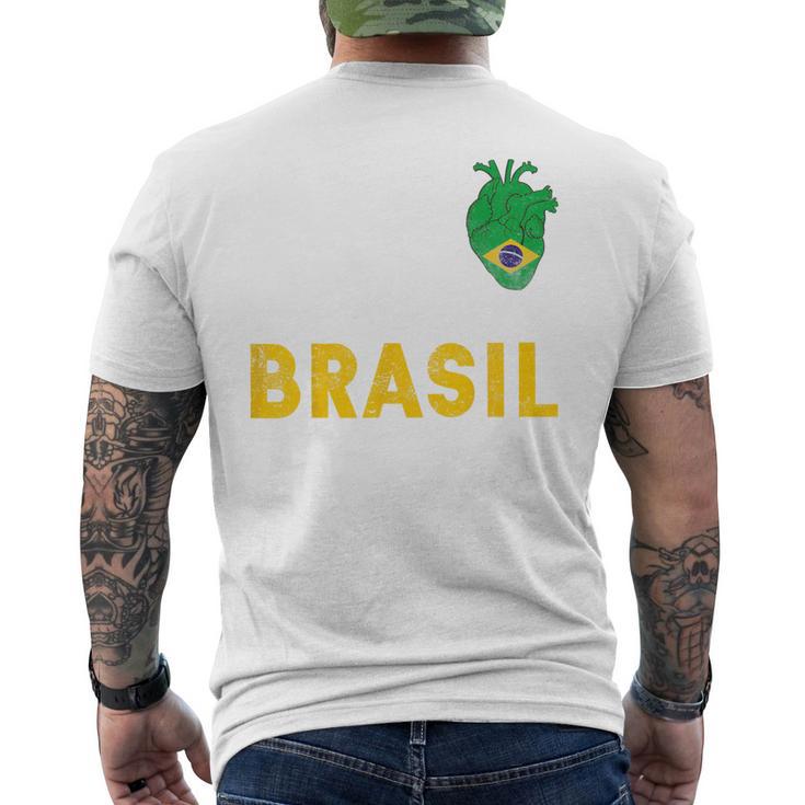 Maillot Brésil Football Brésil Drapeau Brésil Football T-shirt imprimé au dos