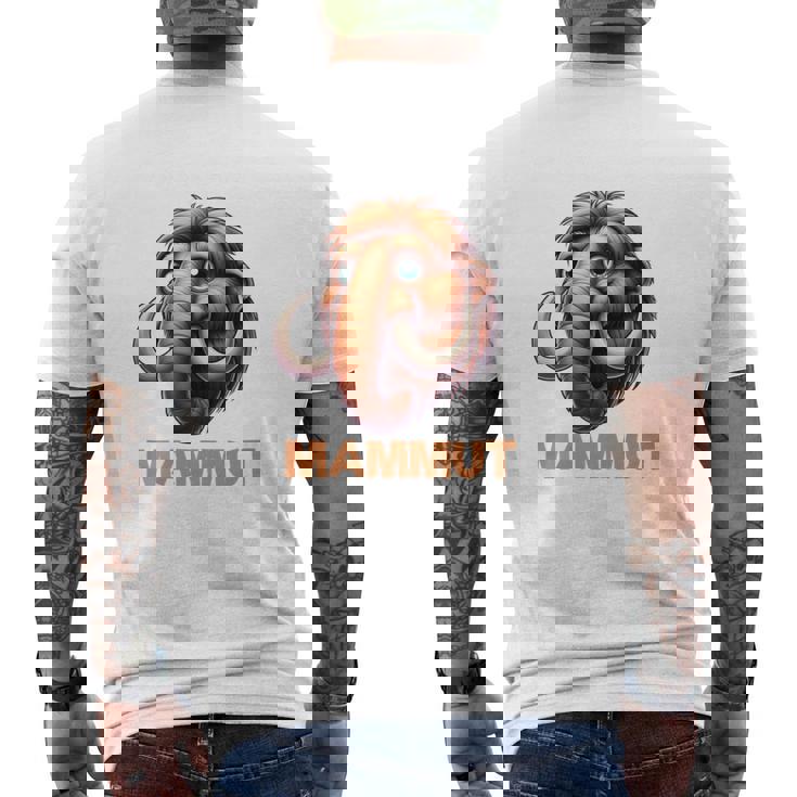 Mammut 氷河期 石器時代 象 ダス イスト マムート コスチューム 長袖tシャツ メンズTシャツ バックプリント