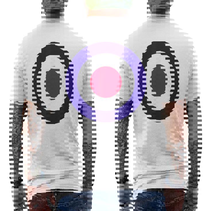 Mod Target レトロ Mods Arrow Targets ファッション メンズTシャツ バックプリント