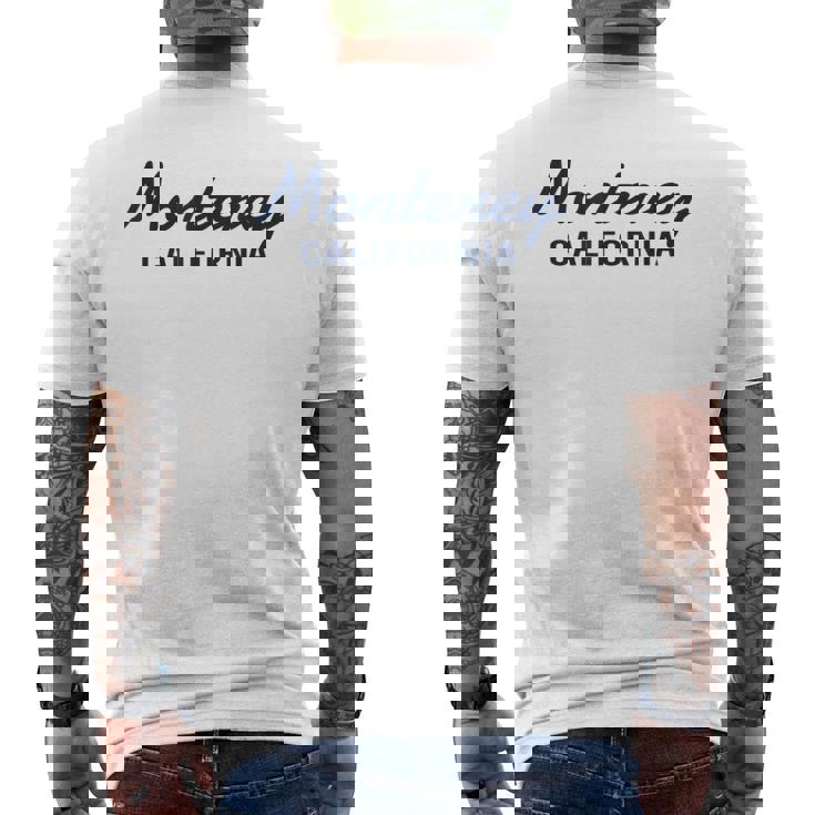 Monterey California Throwback Classic メンズTシャツ バックプリント