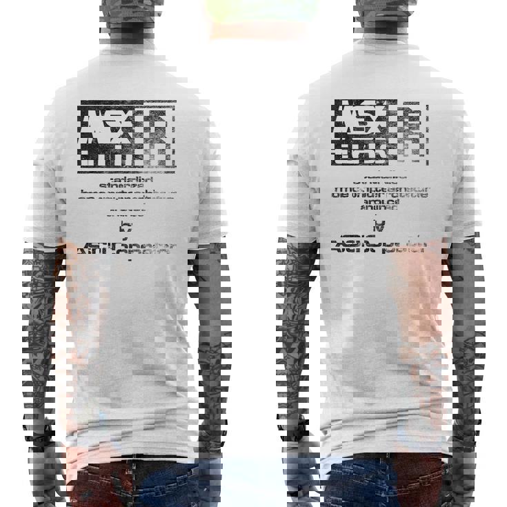 Msx Turbo R グリーン&ストーンウォッシュ効果 メンズTシャツ バックプリント