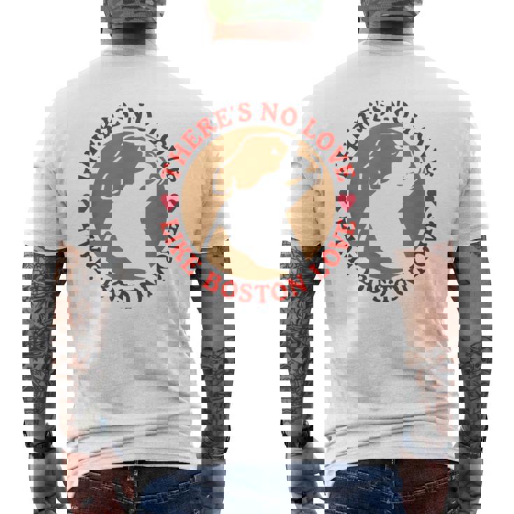 No Love Like Boston Love メンズTシャツ バックプリント