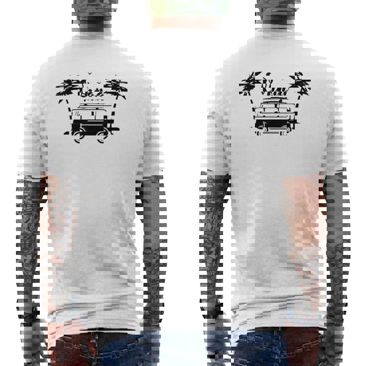 Ohana レトロハワイトロピカルシャツ 男女兼用 メンズTシャツ バックプリント