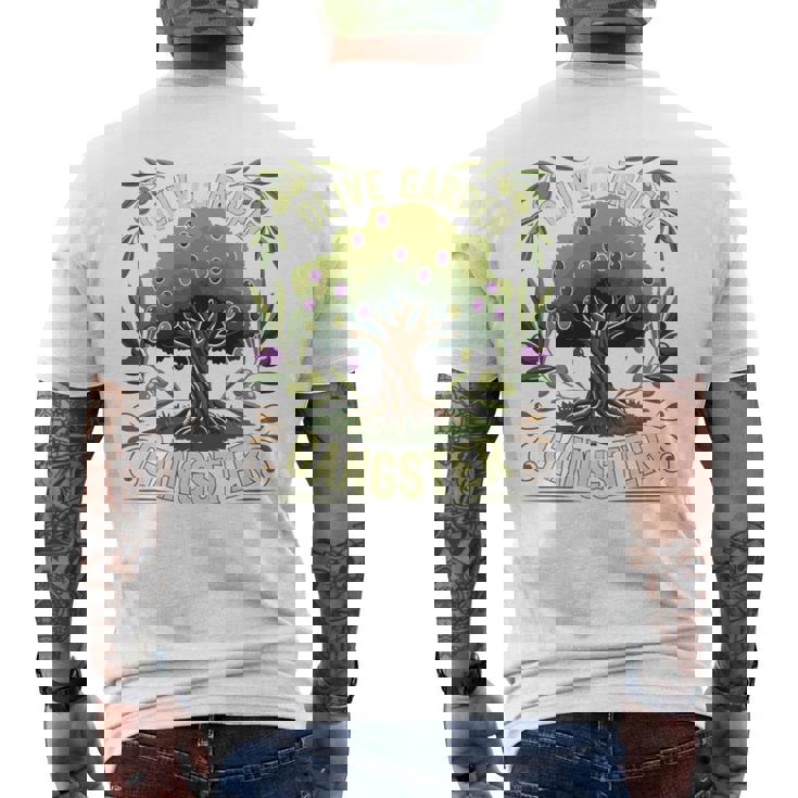 Olive Garden Gangster Olive Tree Graphic 長袖tシャツ メンズTシャツ バックプリント