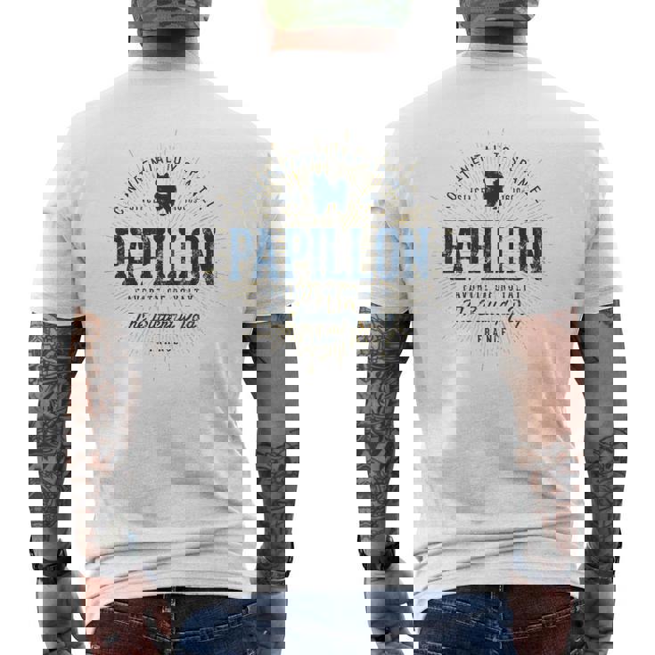 Papillon ヴィンテージパピヨン メンズTシャツ バックプリント