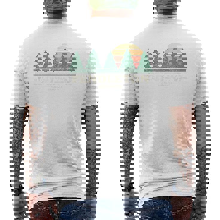 Pendleton Or ヴィンテージ スローバック レトロ 70年代デザイン メンズTシャツ バックプリント