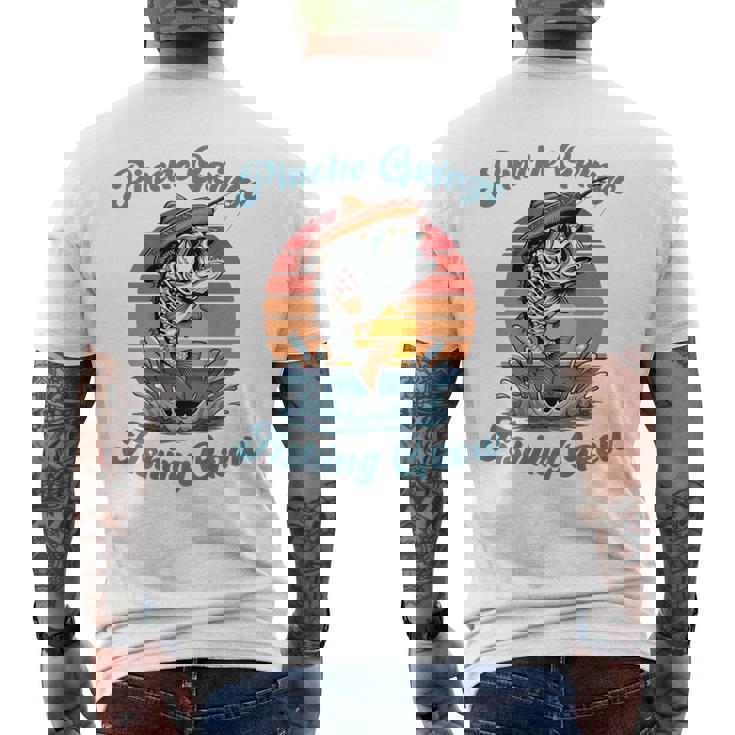 Pinche Gringo フィッシングクルー背面 メンズ、レディース向けアウトフィット メンズTシャツ バックプリント