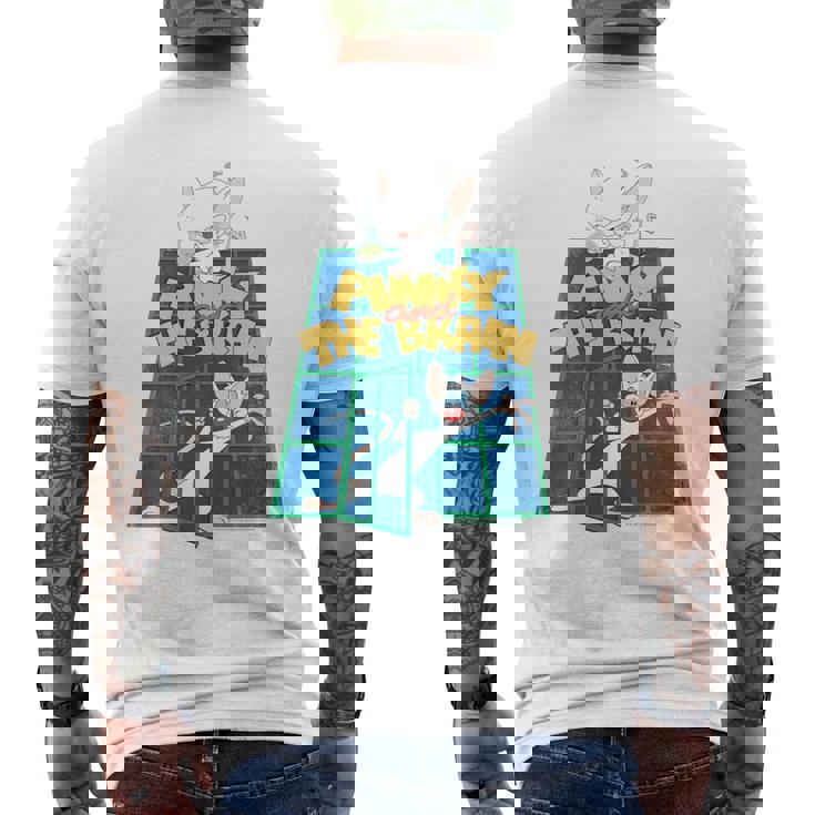 Pinky And The Brain Ol'tandard Long-Sleeved T-Shirt mit Rückendruck