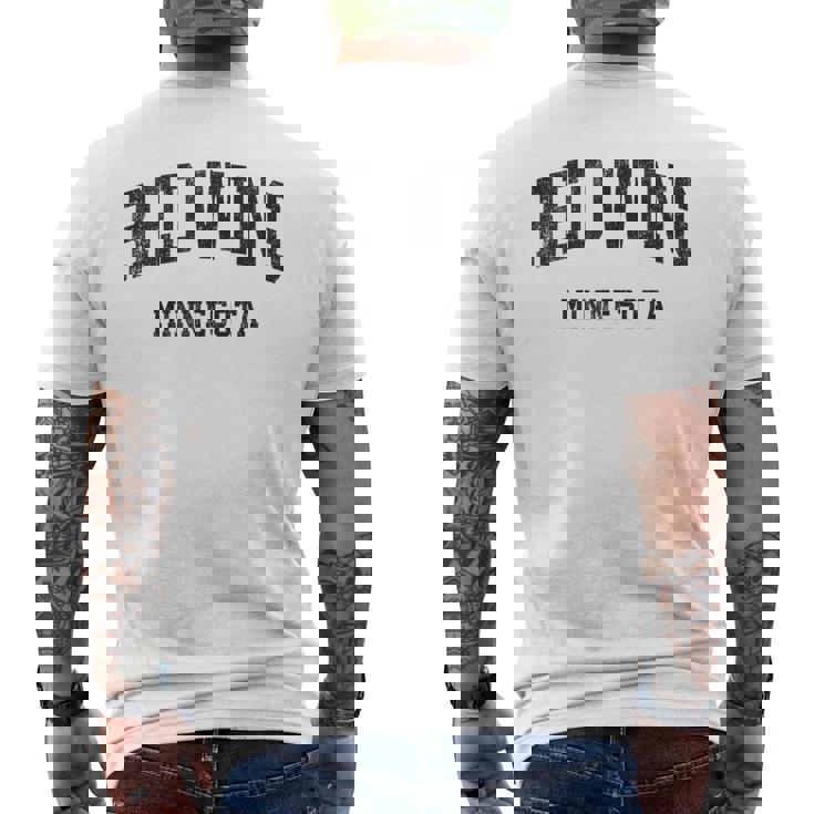 Red Wing ミネソタ Mn ヴィンテージ アスレチック スポーツデザイン メンズTシャツ バックプリント