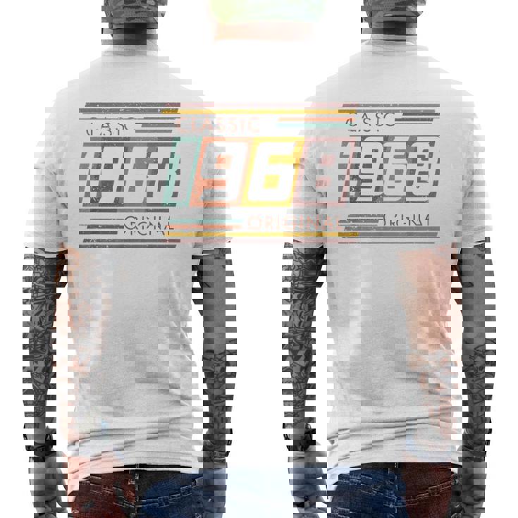 Retro Classic 1968 Originalintage Cumpleaños Edición 1968 Camiseta Hombre Estampado Espalda