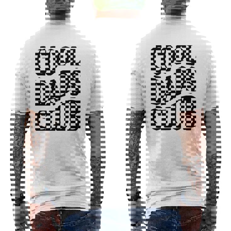 Retro Cool Dads Club Dad New Pocket Fathers Day Men's T-shirt Back Print