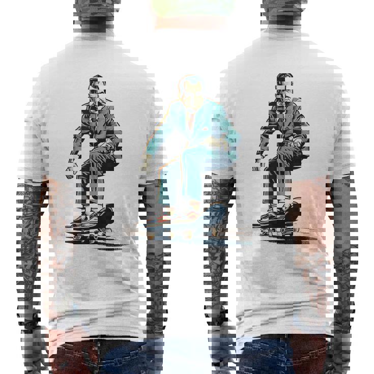 Richard Nixon スケートボード ロックスター メンズTシャツ バックプリント