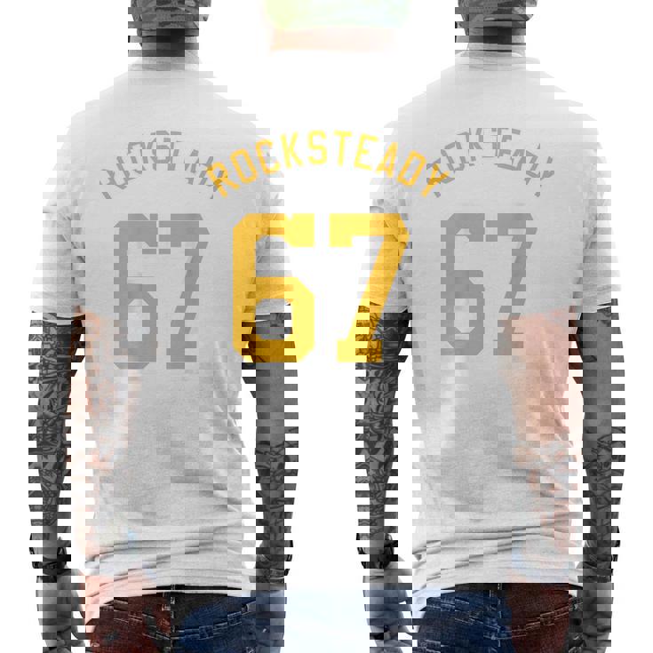 Rocksteady 1967 ビンテージ レゲエ スカ衣服 男女兼用 メンズTシャツ バックプリント