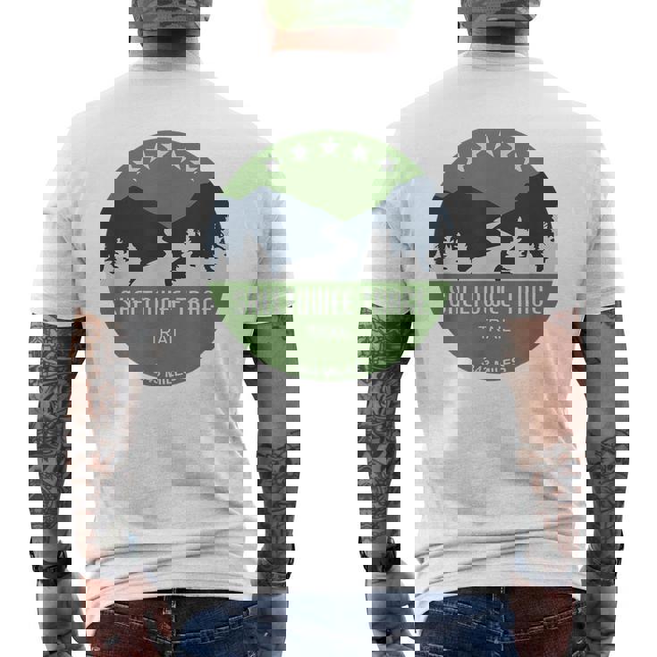 Sheltowee Trace Trail ケンタッキー州テネシー州 メンズTシャツ バックプリント