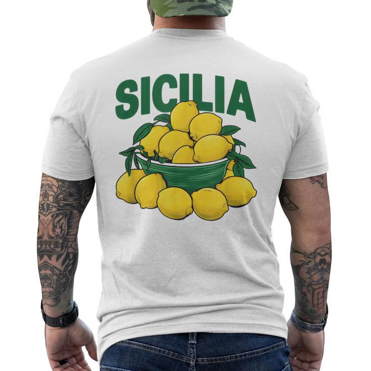 Sicile Italie Citrons Modeibrante T-shirt imprimé au dos