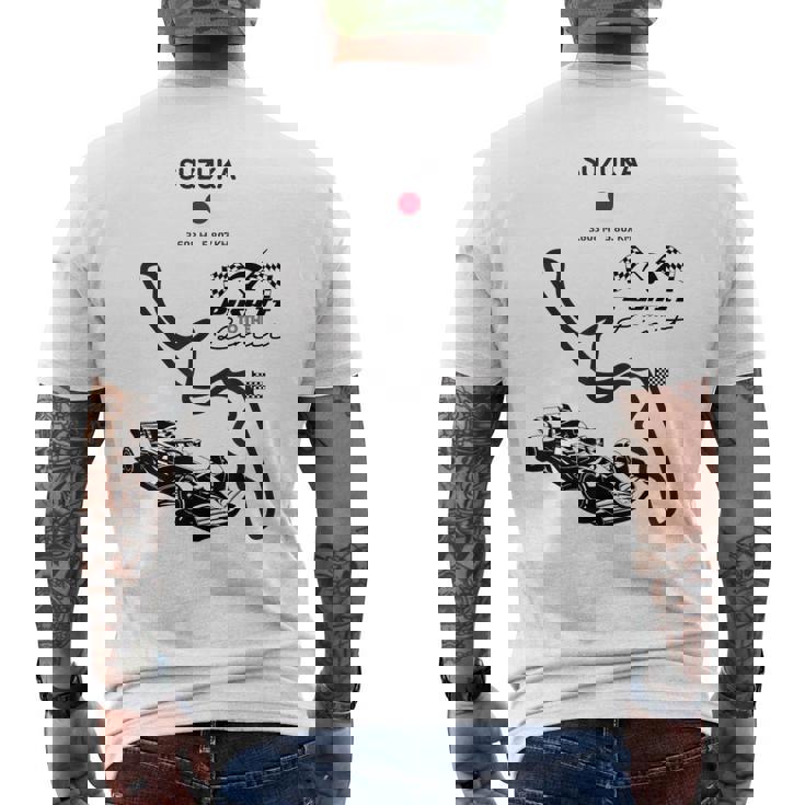 Sim Racing Esport 鈴鹿ゲーミングレーサー メンズTシャツ バックプリント