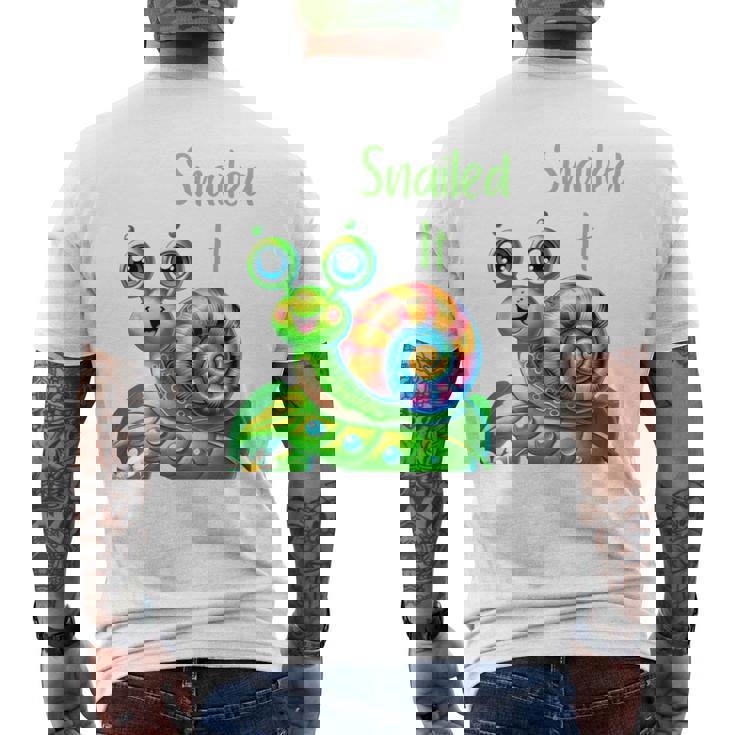 Snailed Itかわいいカタツムリ 長袖tシャツ メンズTシャツ バックプリント