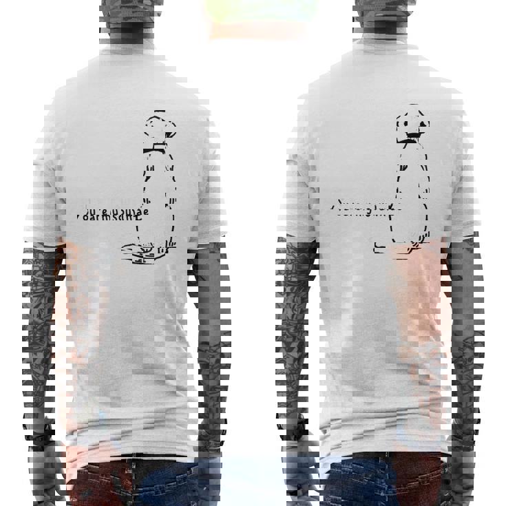 Soulmate 3D 犬 ラブラドールレトリバー ソウルメイト わんこ 愛犬 運命 親友 メンズ レディース キッズ メンズTシャツ バックプリント