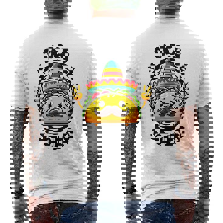 Tacoquad 面白いメキシカンタコス火曜日 タコスバウトチーム タコス メンズTシャツ バックプリント