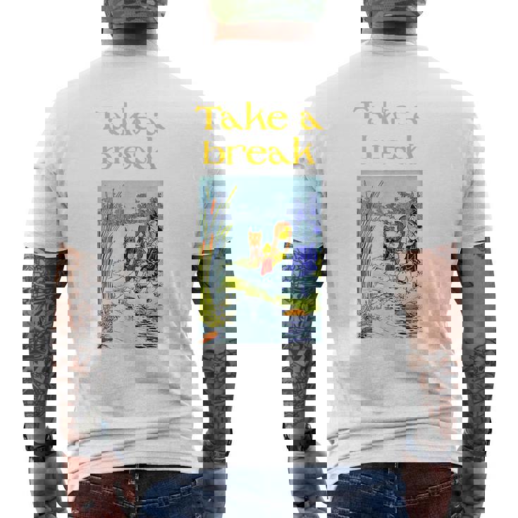 Take A Break Fun オズの魔法使い メンズTシャツ バックプリント