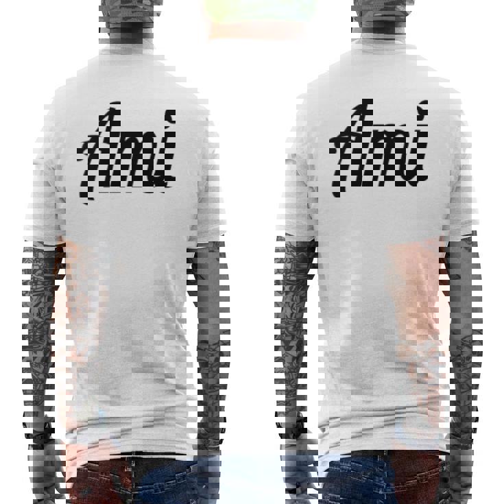 Top Thatays The Name Ami メンズTシャツ バックプリント