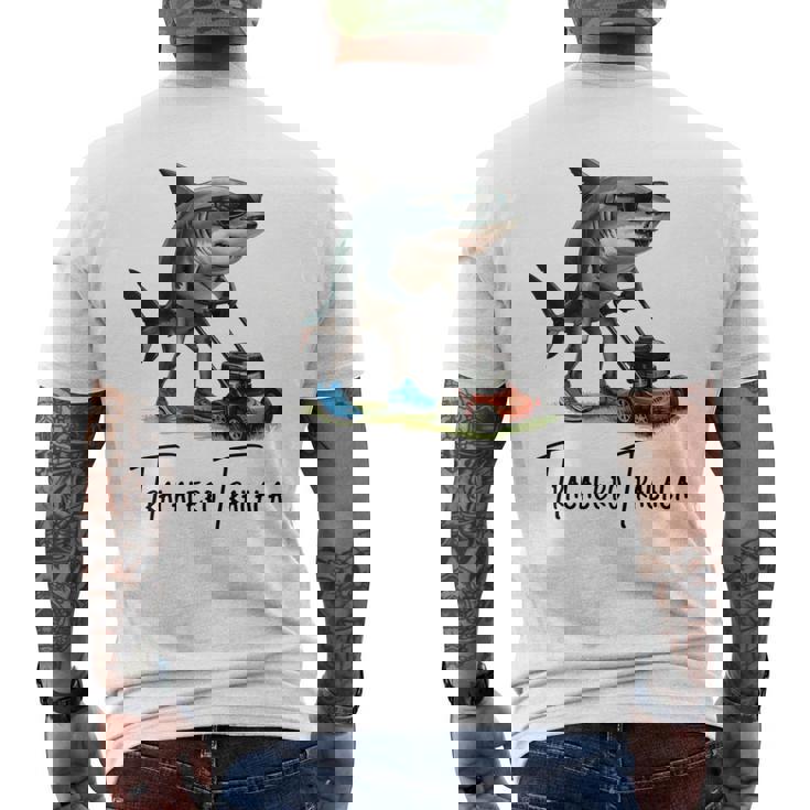 Tralalero Tralala Brain Red hark Meme 長袖tシャツ メンズTシャツ バックプリント