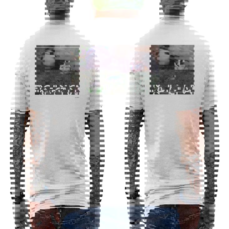 Txq Fiction 白tシャツ（半袖）背面 メンズTシャツ バックプリント