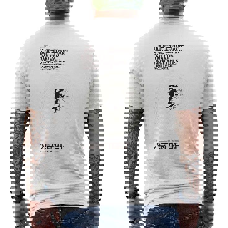 Vertigo ヴィンテージ映画ポスター ノワールスリラー アクロフォビア フィルム メンズTシャツ バックプリント