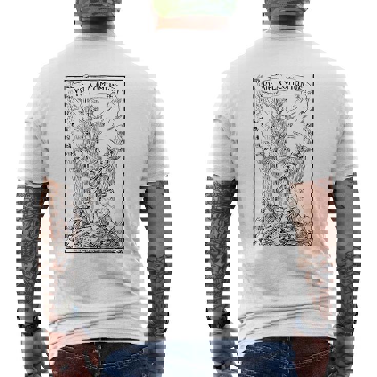 Vive La Commune 歴史的、パリのコミューン、社会主義者 メンズTシャツ バックプリント