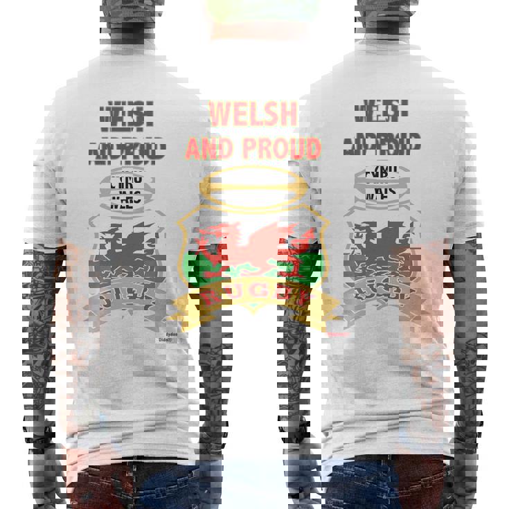 Welsh Dragon Wales ラグビートップ 長袖tシャツ メンズTシャツ バックプリント