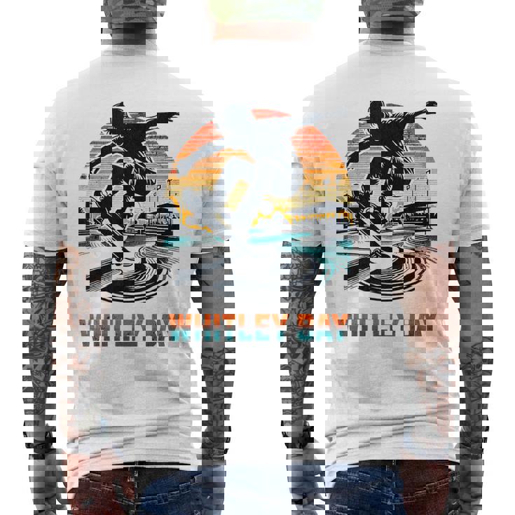 Whitley Baykateboardingグランジ メンズTシャツ バックプリント