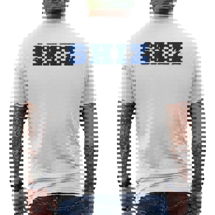 Wickedhiz University Collegiate フェイク刺繍 F&B メンズTシャツ バックプリント