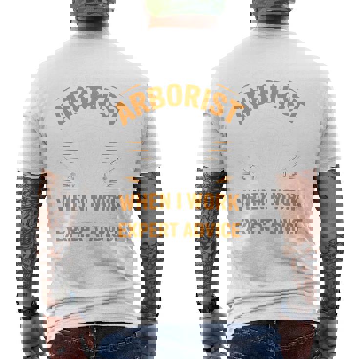 Yes I'm An Arborist Arboricultureアーボリスト 長袖tシャツ メンズTシャツ バックプリント