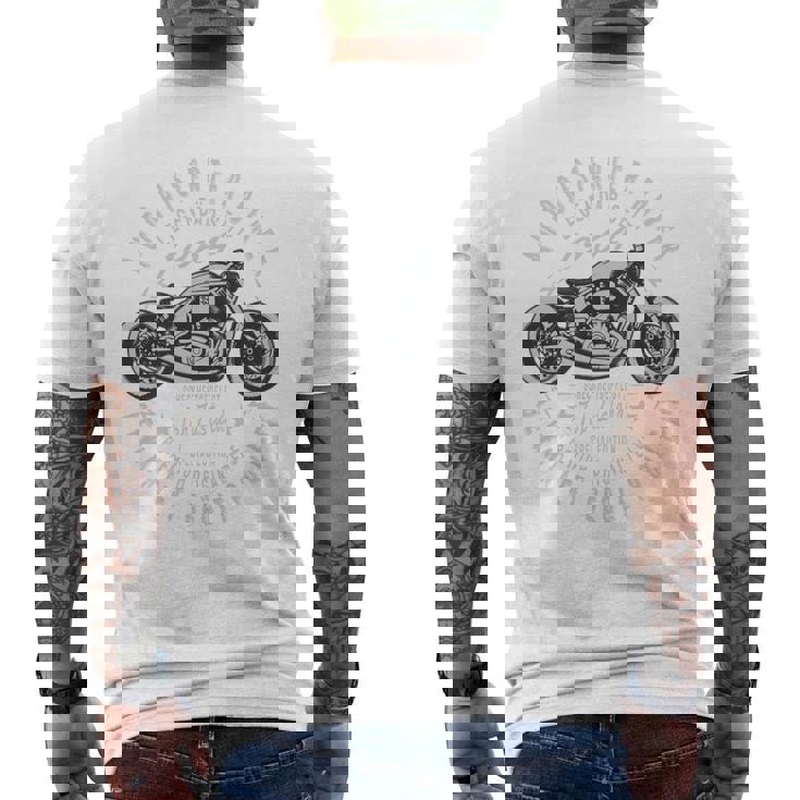 「1964 認定バイカー」伝説のバイク誕生日 長袖tシャツ メンズTシャツ バックプリント