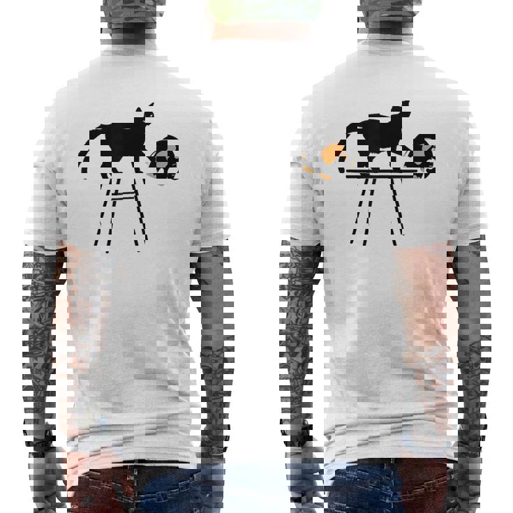 「おもしろいキャットレディが欲しい方法」に投票します メンズTシャツ バックプリント