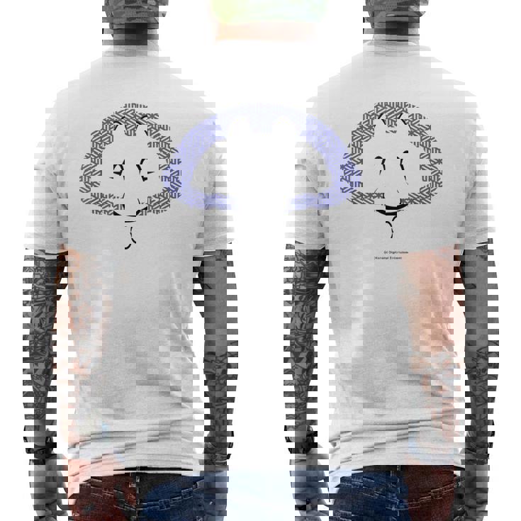 「がんばれゴエモン」エビス丸 和柄 メンズTシャツ バックプリント