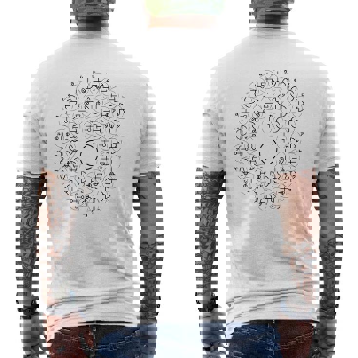 【カタカムナ 第1首】神代文字 スピリチュアル 言霊 癒し ヒーリング 面白い おもしろ お守り 開運 古代 文字 メンズTシャツ バックプリント