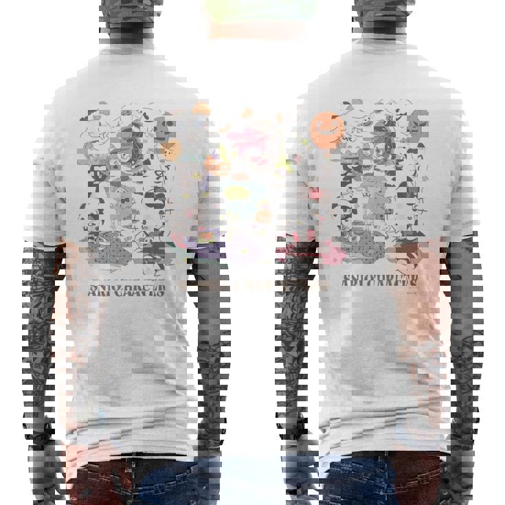 【ハロウィン特集】Usデザイン サンリオキャラクターズ ハロウィンパーティー メンズTシャツ バックプリント