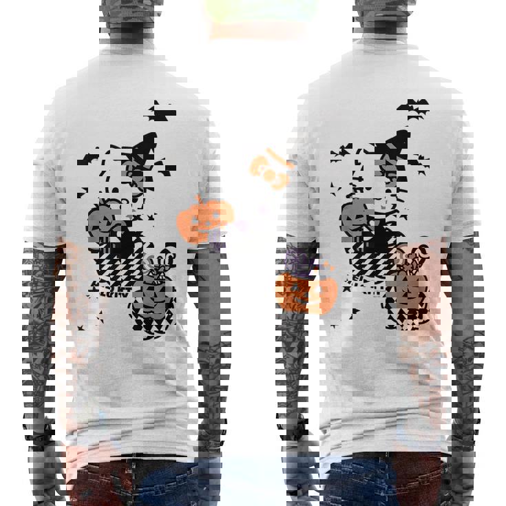 【ハロウィン特集】Usデザイン ハローキティ トリックオアトリート メンズTシャツ バックプリント