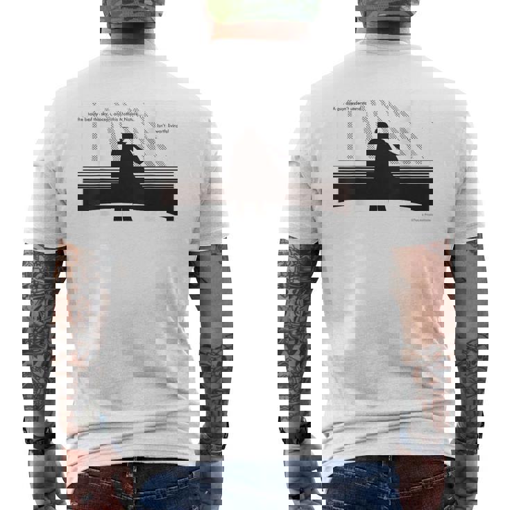 【バックプリント】ブラック・ジャック 名シーン「宝島」 Ctezuka Productions メンズTシャツ バックプリント