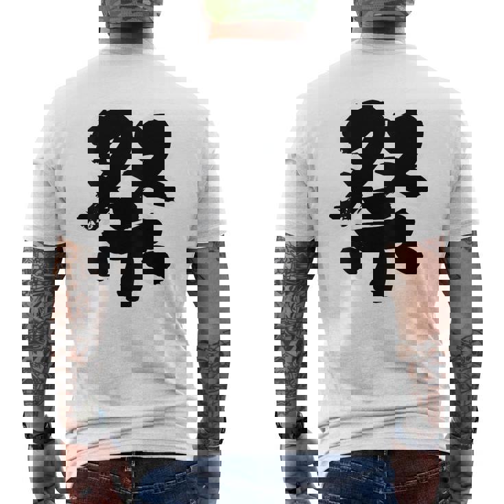 【バックプリント・背中側】祭 まつり（筆文字）お祭り 衣装 体育祭 文化祭 イベント 面白い デザイン メンズTシャツ バックプリント