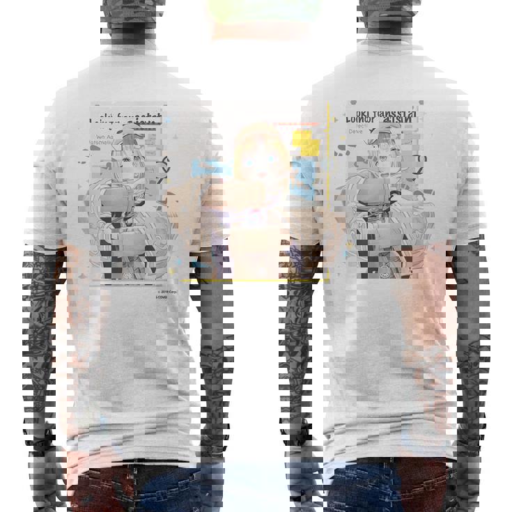 【ワトソン・アメリア】ホロぐら名場面 メンズTシャツ バックプリント