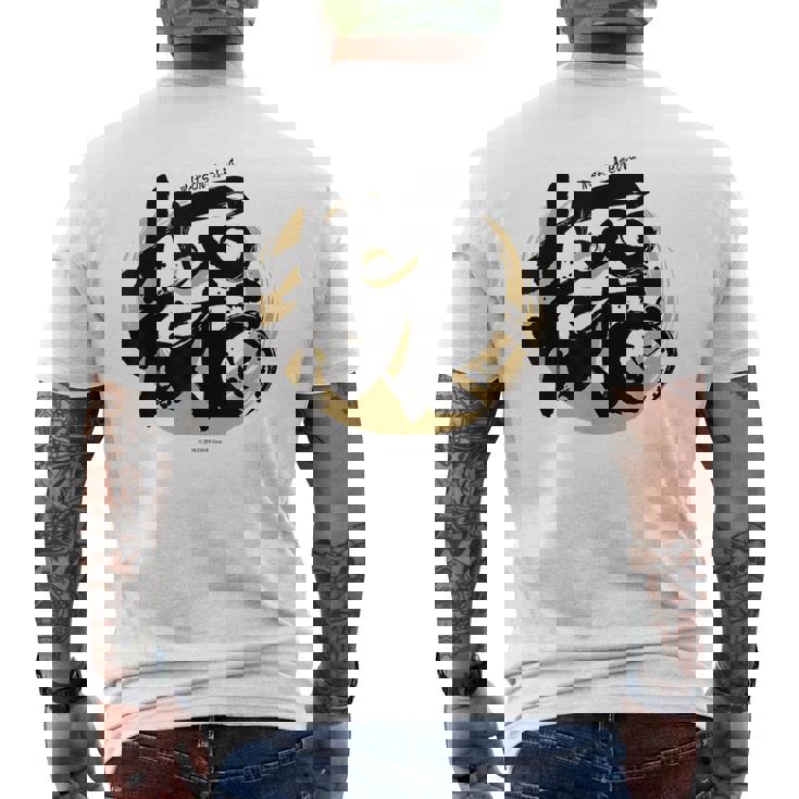 【ワトソン・アメリア】ホロライブ 漢字tシャツ 探 メンズTシャツ バックプリント