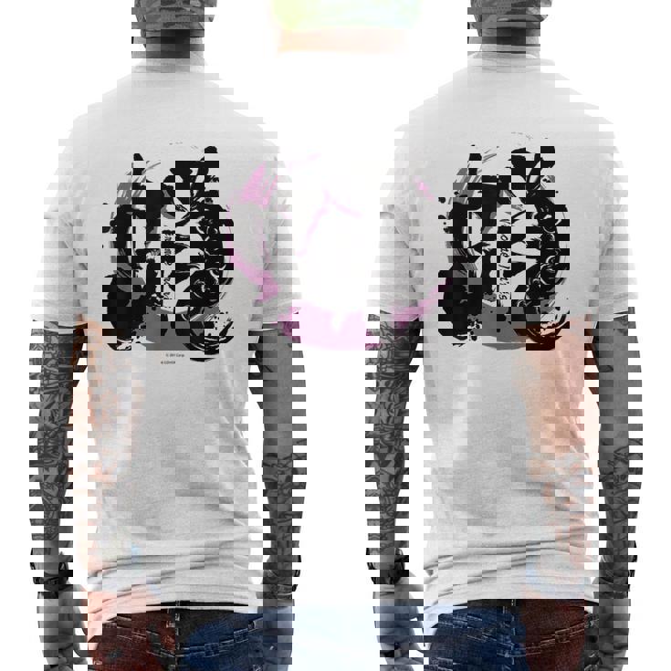 【一伊那尓栖】ホロライブ 漢字tシャツ 蛸 メンズTシャツ バックプリント