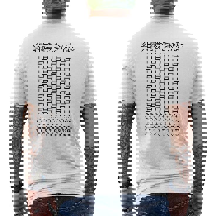 【今日何食べようかな たこ焼き】あみだくじ 大阪 ご当地 遊び心 おもしろ 面白い ユーモア ネタ ウケ狙い 笑える メンズTシャツ バックプリント