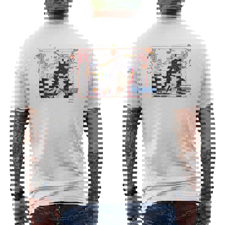 【大神ミオ】ホロぐら名場面 メンズTシャツ バックプリント