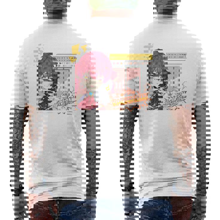 【宝鐘マリン】ホロぐら名場面 メンズTシャツ バックプリント