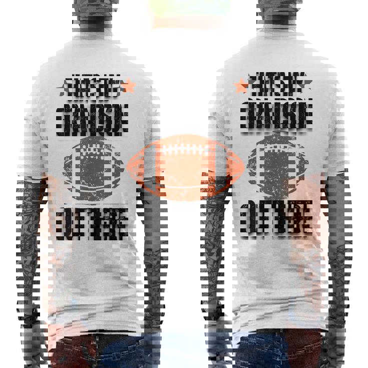 あれは俺の孫だ。フットボール・ファニー・フットボール・グランマ メンズTシャツ バックプリント