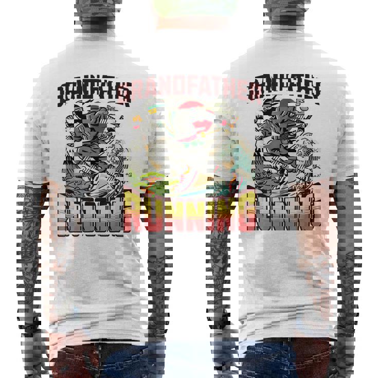 おじいちゃん ランニング ニンジャ メンズ おもしろ メンズTシャツ バックプリント