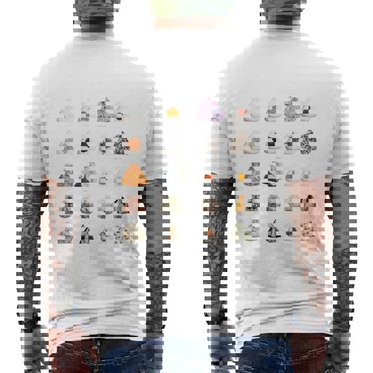 おにぎり 種類 面白いtシャツ おもしろ 食べ物 文字入り メンズ 面白い 服 ネタ グッズ 文字tシャツ プレゼント 長袖tシャツ メンズTシャツ バックプリント